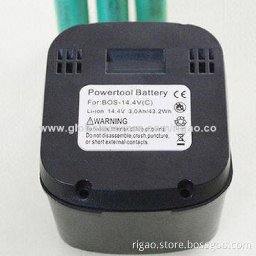 14.4V 3,000mAh Bosch replacement lithium battery for Bosch power tool